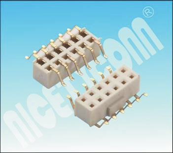 pH: 2.0 H: 4.6mm Female Header Connector Dual Rowa Female Header in White