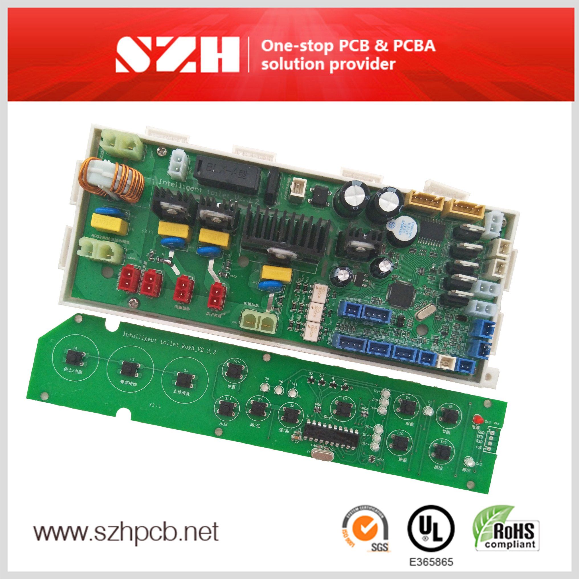 High Quality Intelligent Bidet Printed Circuit Board