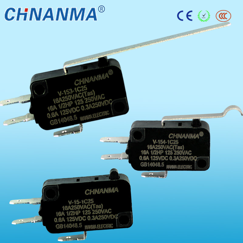 V15 Three Pins Micro Switch with Ce Certificate (V-152-1C25)