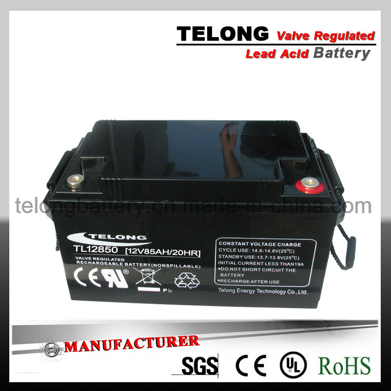 12V 85ah VRLA Deep Cycle Battery for Solar Power System