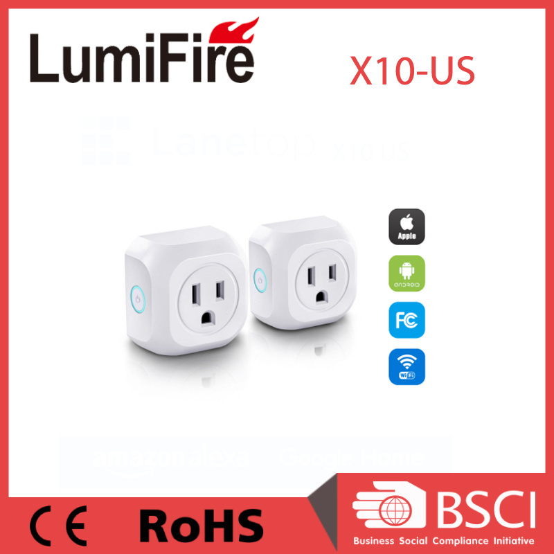WiFi Mini Smart Outlet Compatible with Alexa Echo & Google Home