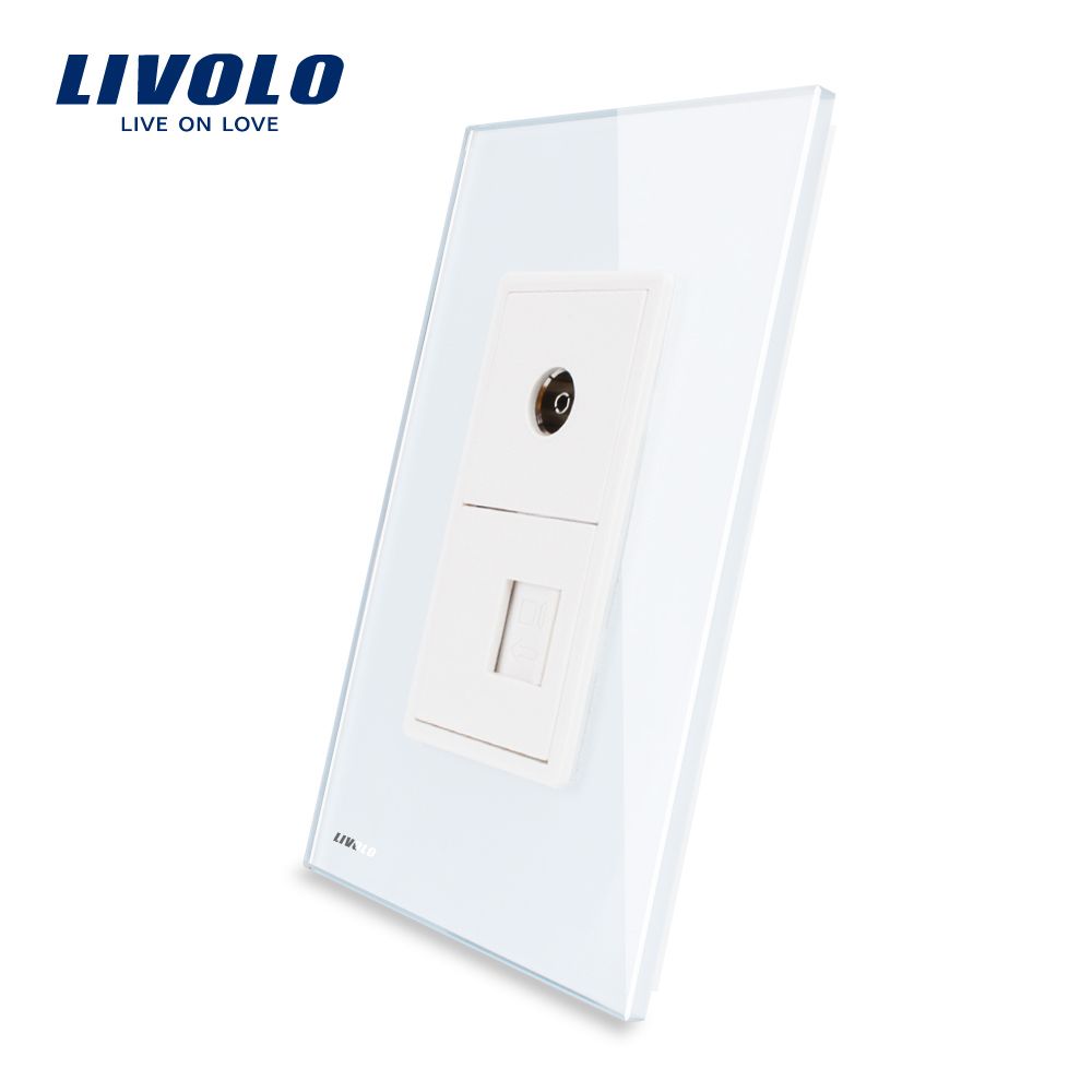 Livolo Us/Au Standard TV&Computer Socket (TV/COM) , Vl-C591vc-11