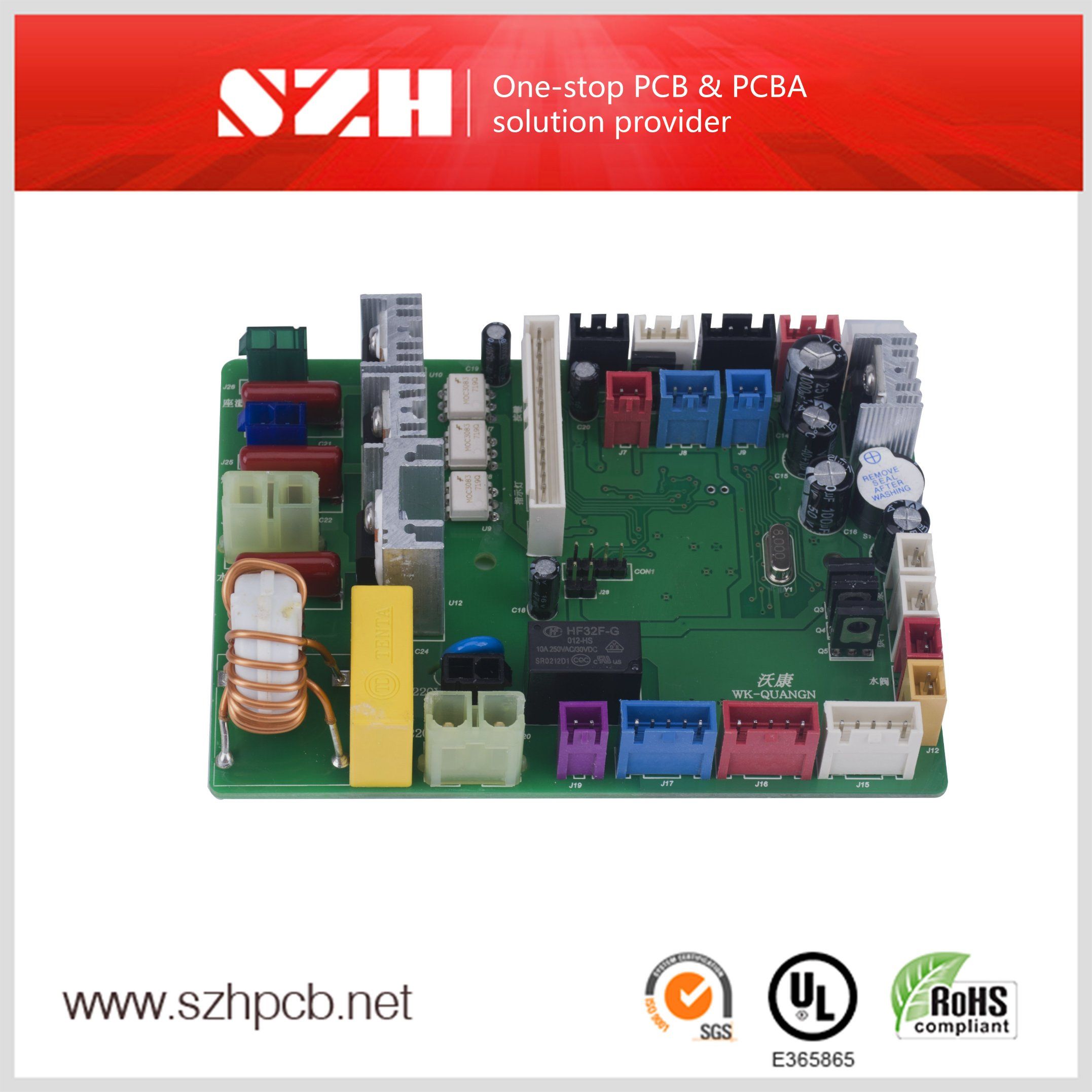 Electronics Bidet Toilet Double-Sided Layer Rigid PCB Board