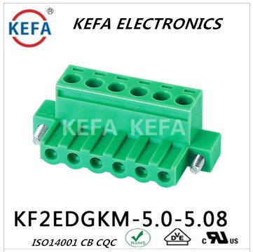 PCB Pluggable Screw Terminal Block with Flang
