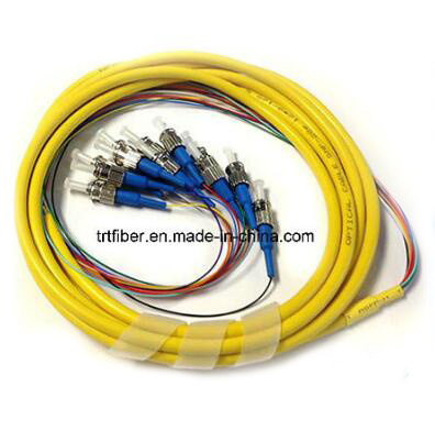12 Color St/Upc Singlemode 12 Cores Fiber Optic Pigtail