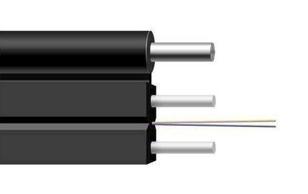 High-End 2 Core Butterfly Indoor FTTH Fiber Optic Cable