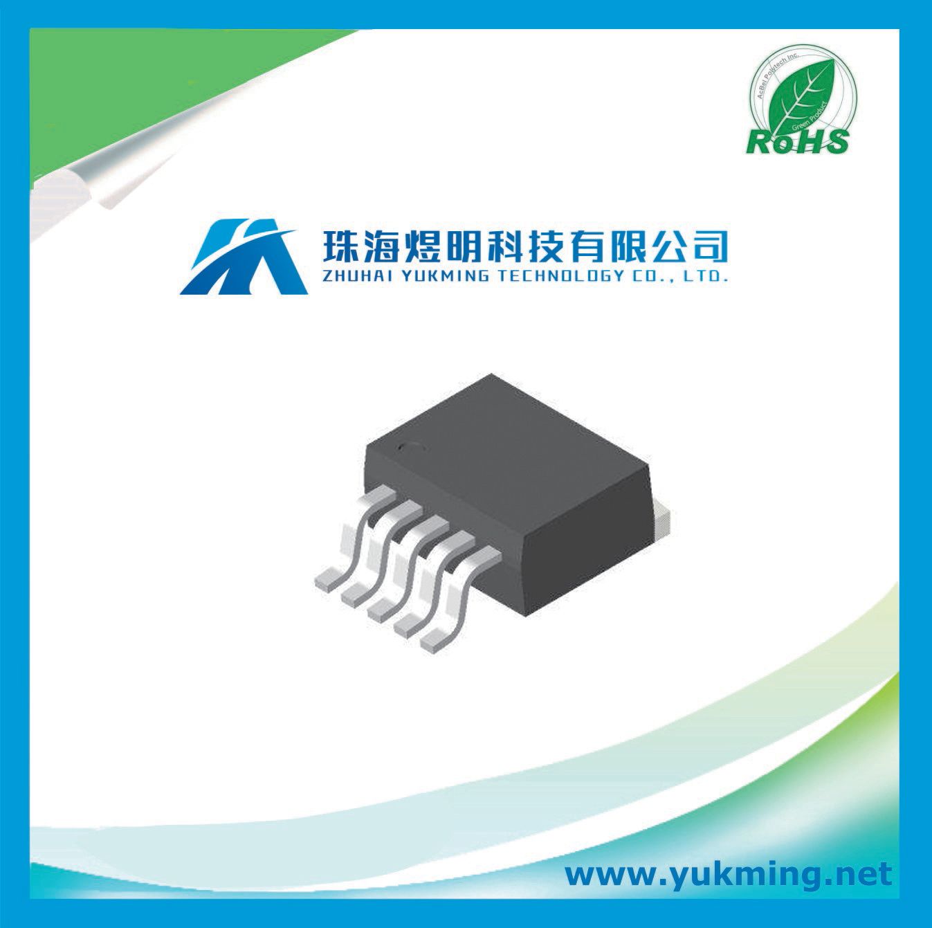 IC Integrated Circuit of Power Converter Voltage Regulator Lm2596s-12V