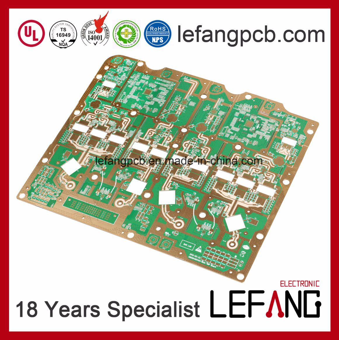 1-20 Layers High Frequency Communication Circuit Board PCB