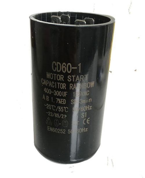 400-300UF 125VAC CD60 Motor Capacitor with Bakelite