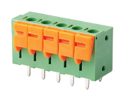 PCB Spring Terminal Block with Pitch 5.08mm 7.62mm