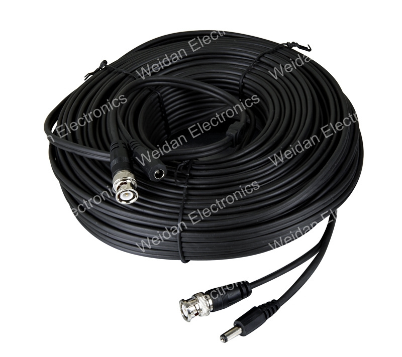100FT Power DC BNC Power Video Surveillance Security Camera Cable
