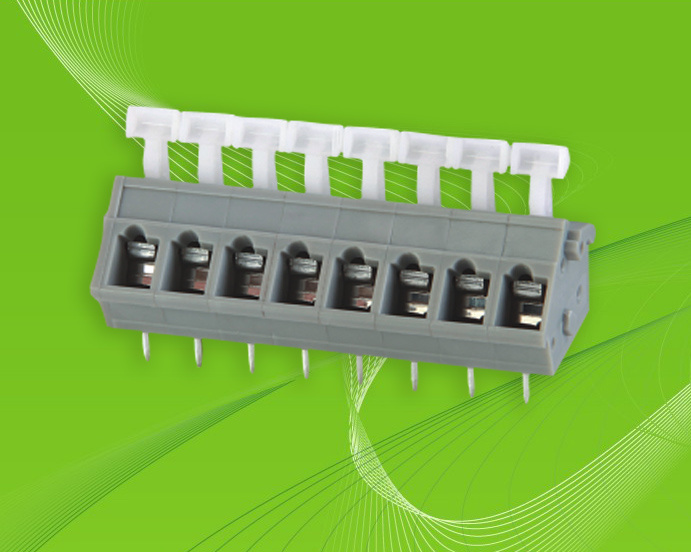 Spring Terminal Block with 45deg Direction