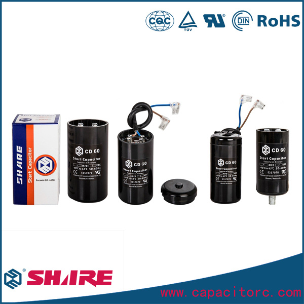110VAC 88-106mfd CD60 Motor Start Capacitor Aluminum Electrolytic Capacitor