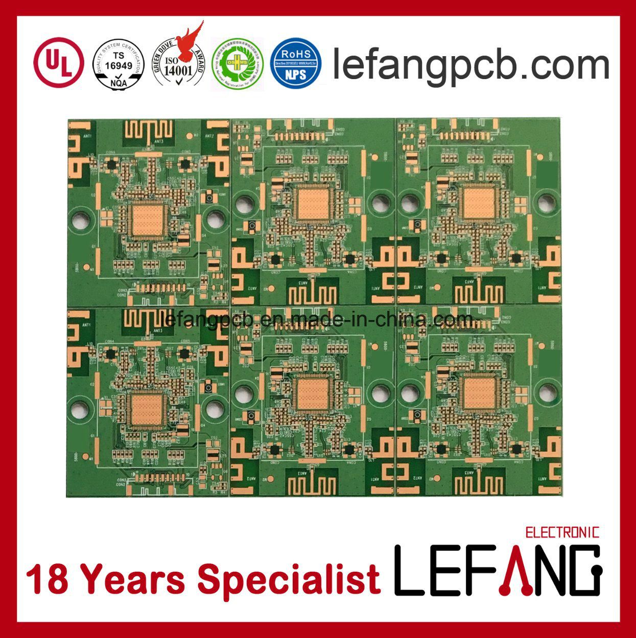 Communication PCB Circuit Board with SGS Verification