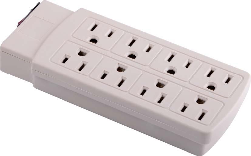 8 Outlets Surge Protector Power Strip with UL/cUL/ETL/cETL Approval--90j