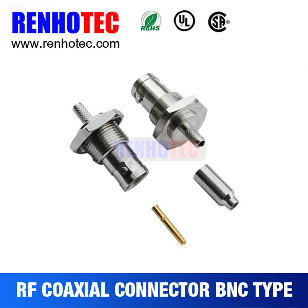 Crimp Type BNC Male and Female Connector for Cable Rg59