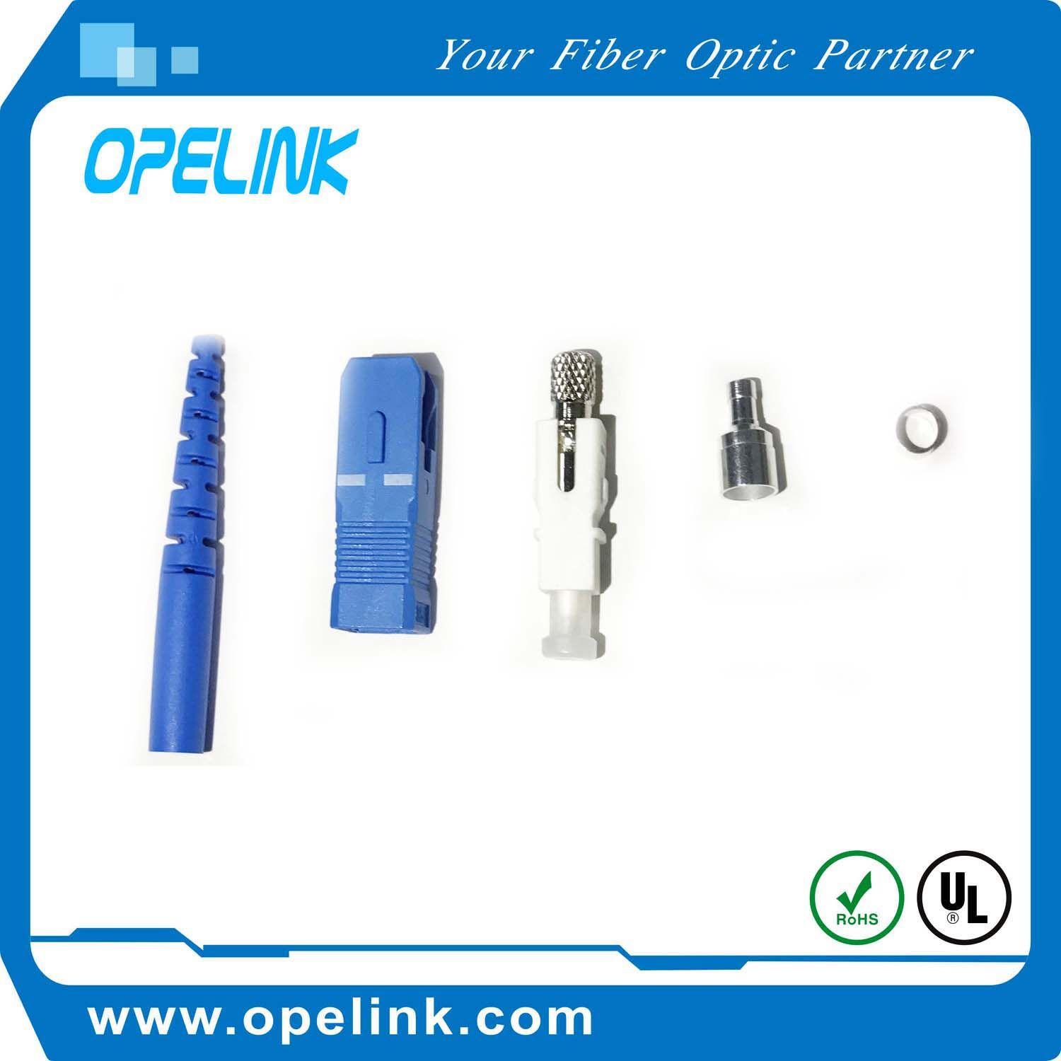 Fiber Optic Connector for Optical Patch Cord Sc-PC