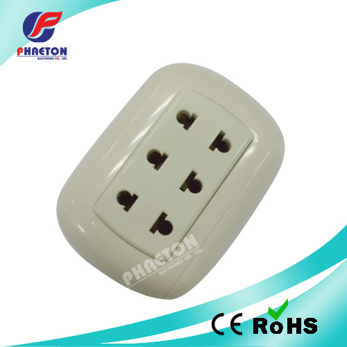 South America Mini 16A Multi Power Socket
