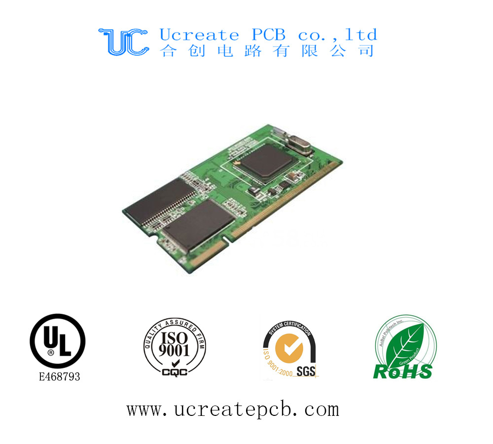 94V0 PCB for WiFi Finder with Green Solder Mask