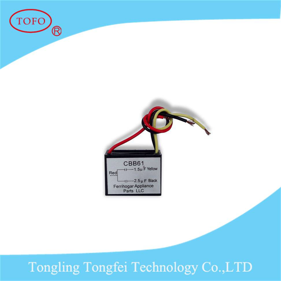 Air Conditionning Fan Capacitor Cbb61