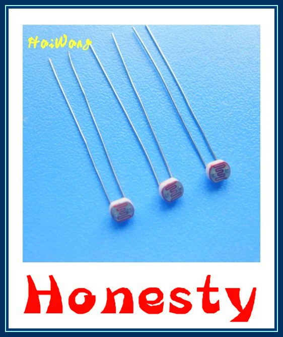 Light Sensitive Resistor Photoresistor Optical Resistor 4mm