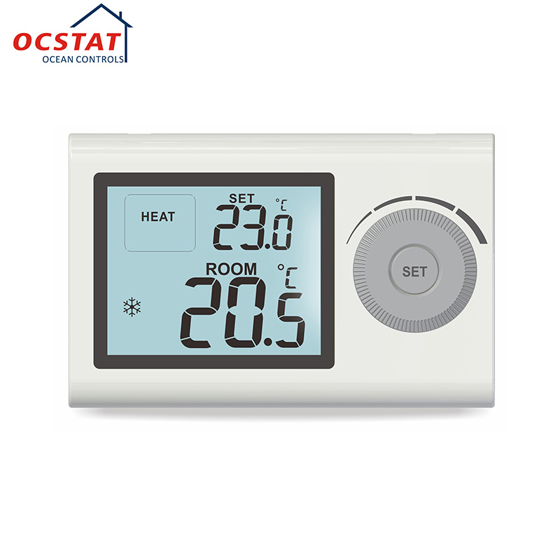 Water Heating Wall - Mounted Room Digital Thermostats for Boilers