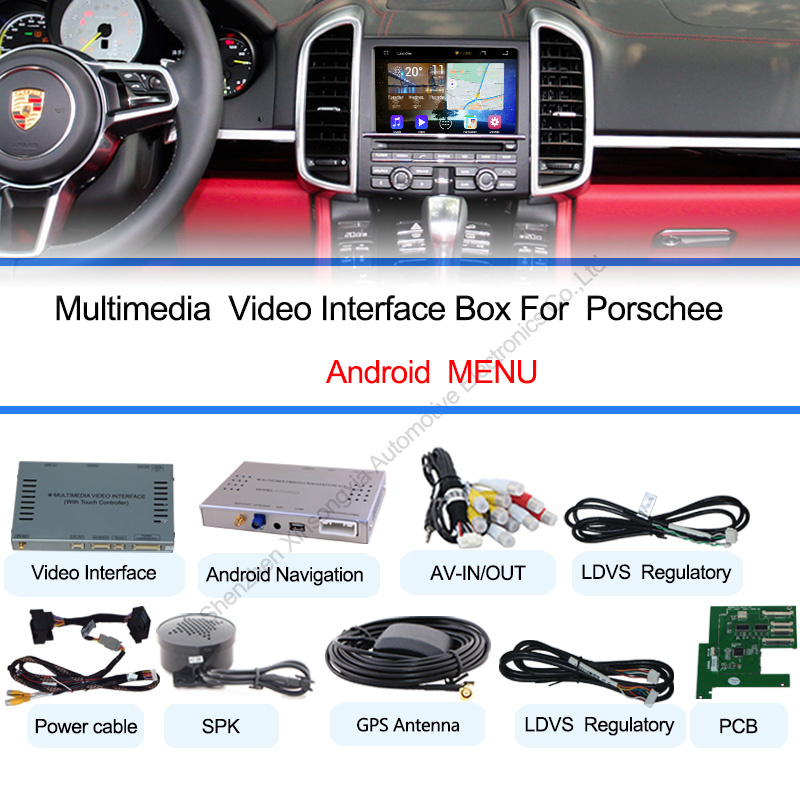 GPS Car Video Interface for Porsche PCM3.1 Wince System or Andriod System