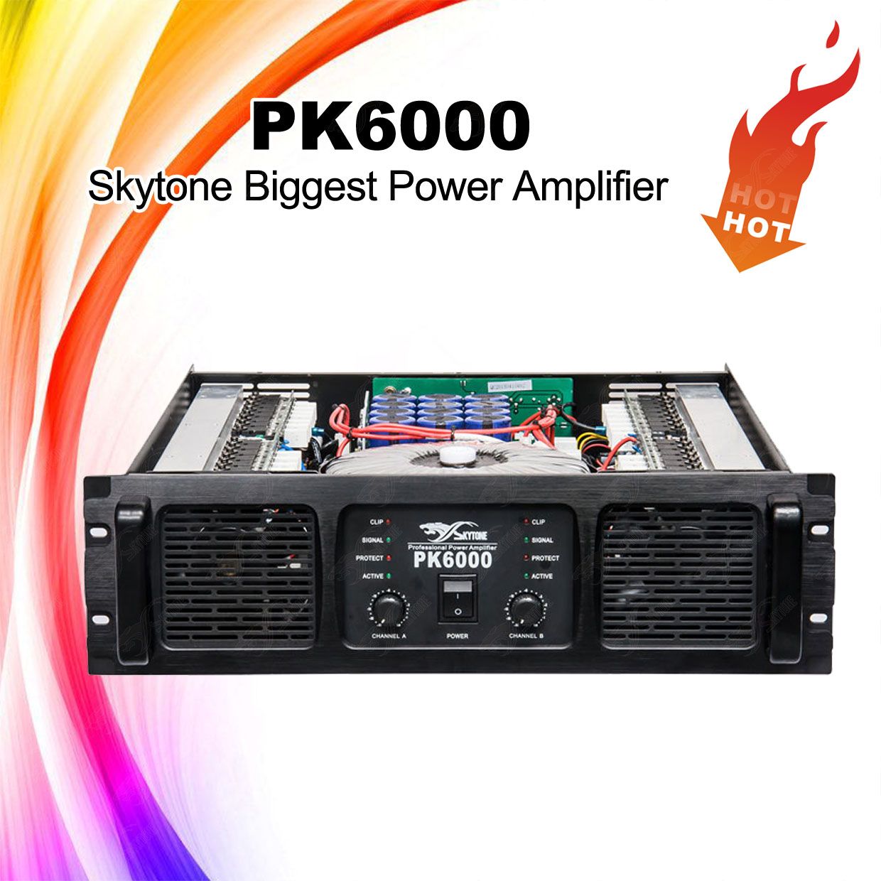 Pk6000 Big Power Multimedia Audio Recorder Amplifier