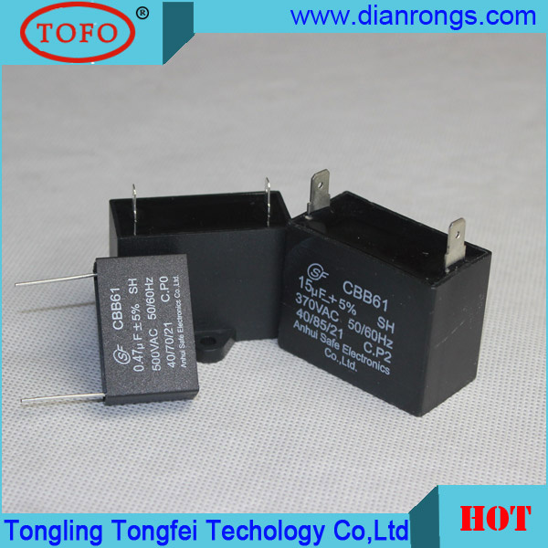 Cbb61 Ceiling Fan Capacitor 18UF for Fan
