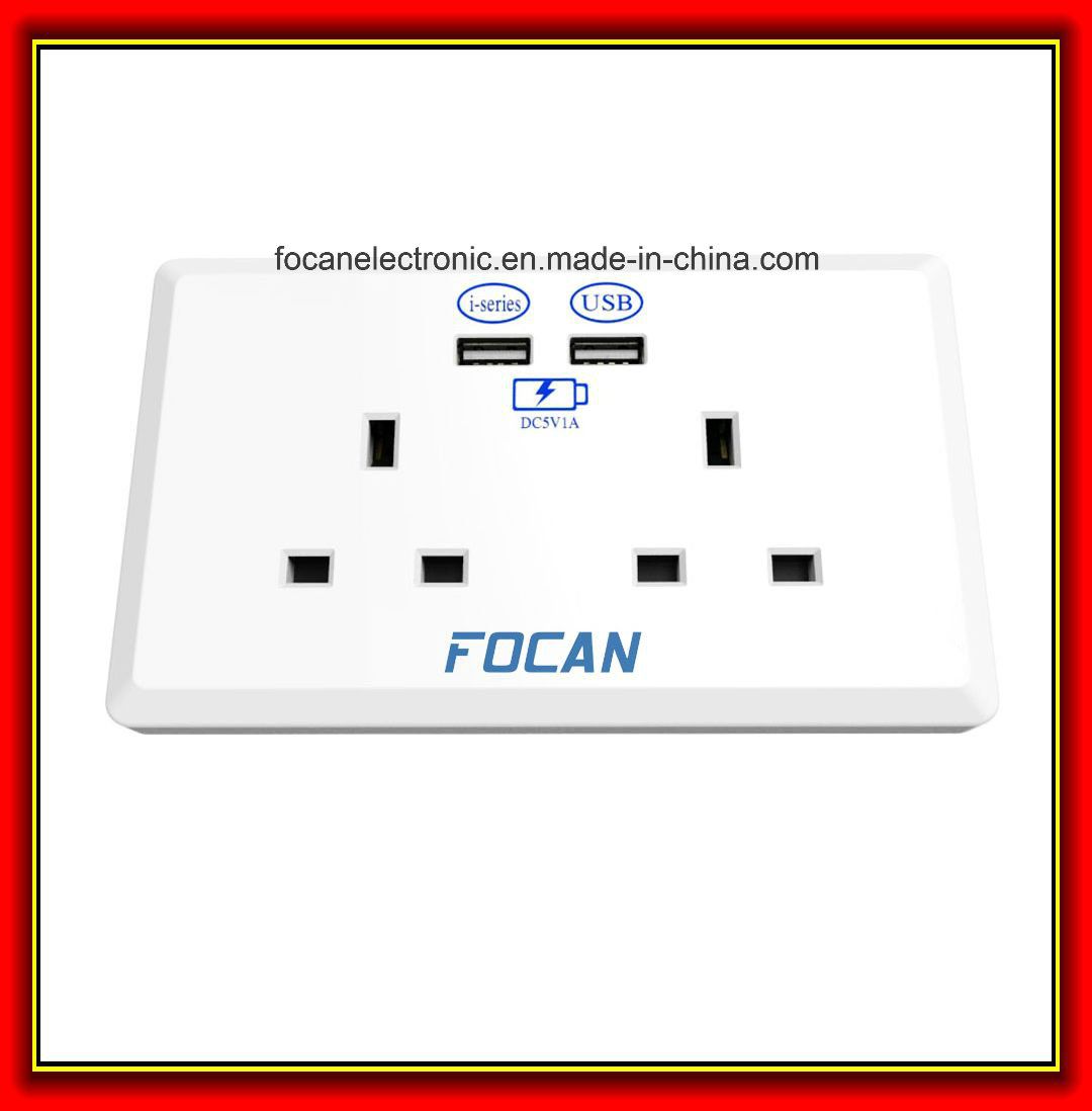 British Bs CE UK Standard Plug Socket USB 5V1a Wall Plates Socket