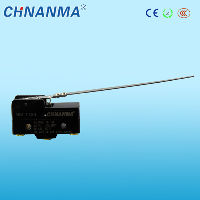 15A General Purpose Steel Long Lever Micro Switch