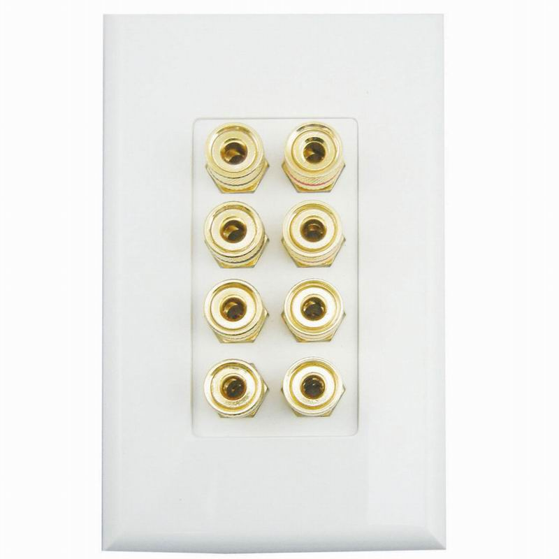 AV Wall Plate Wall Socket Speaker Panel (9.1107)