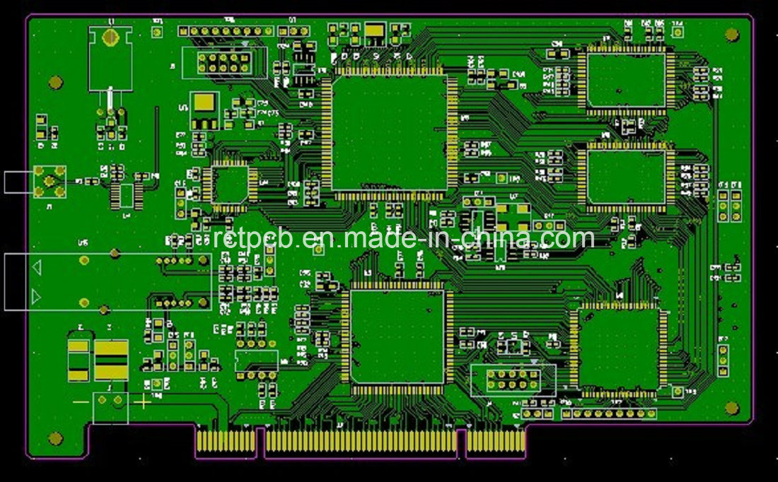 4 Layer Gold Finger PCB with Good Lead Time
