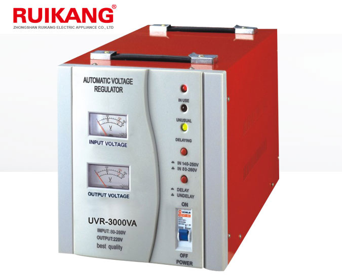 Meter Display Automatic Voltage Regulator for Appliance