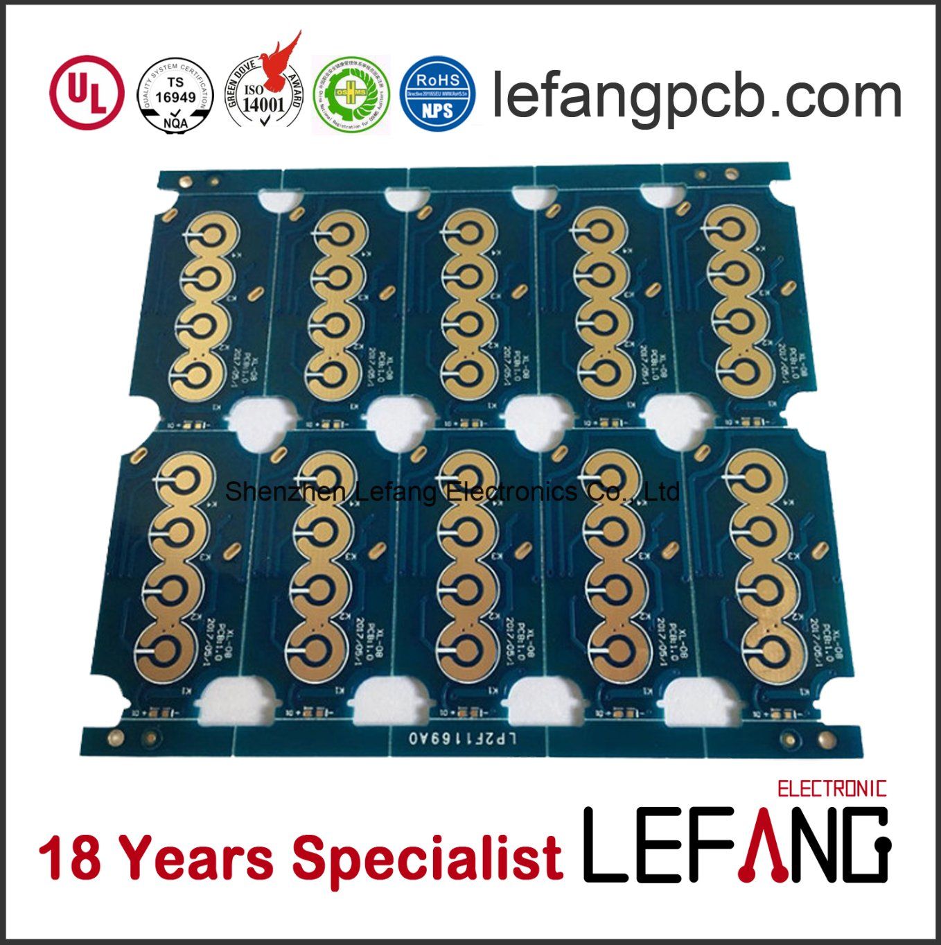 Immersion Gold PCB Board Manufacturing for Medical Equipment