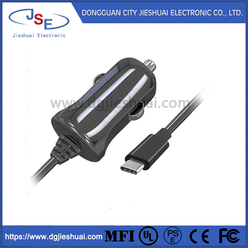 Qualcomm Quick Charger 3.0 Type-C Car Charger for Mobile Phone