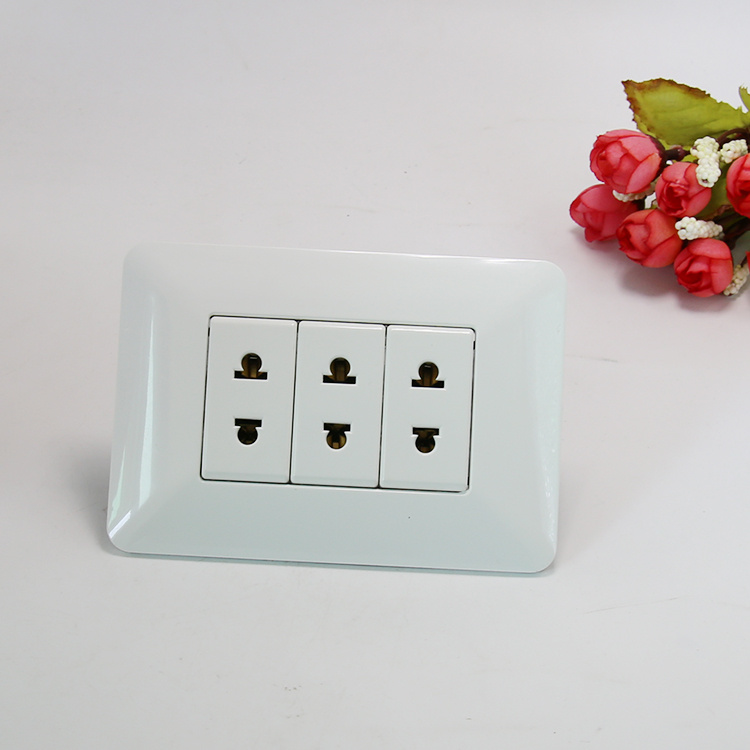2018 New Model One Gang Six Pin 15A Socket
