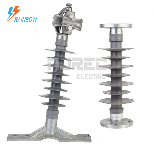 35kv Horizontal Polymer Line Post Insulator with Clamps