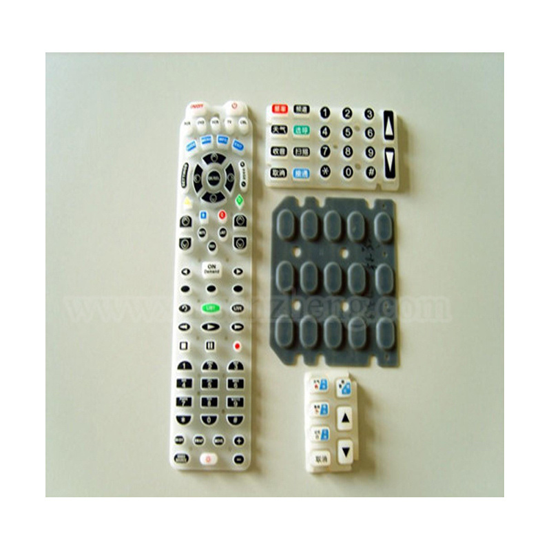 Silk Printing Full Color Tear Resistant Electronic Silicone Rubber Keypads