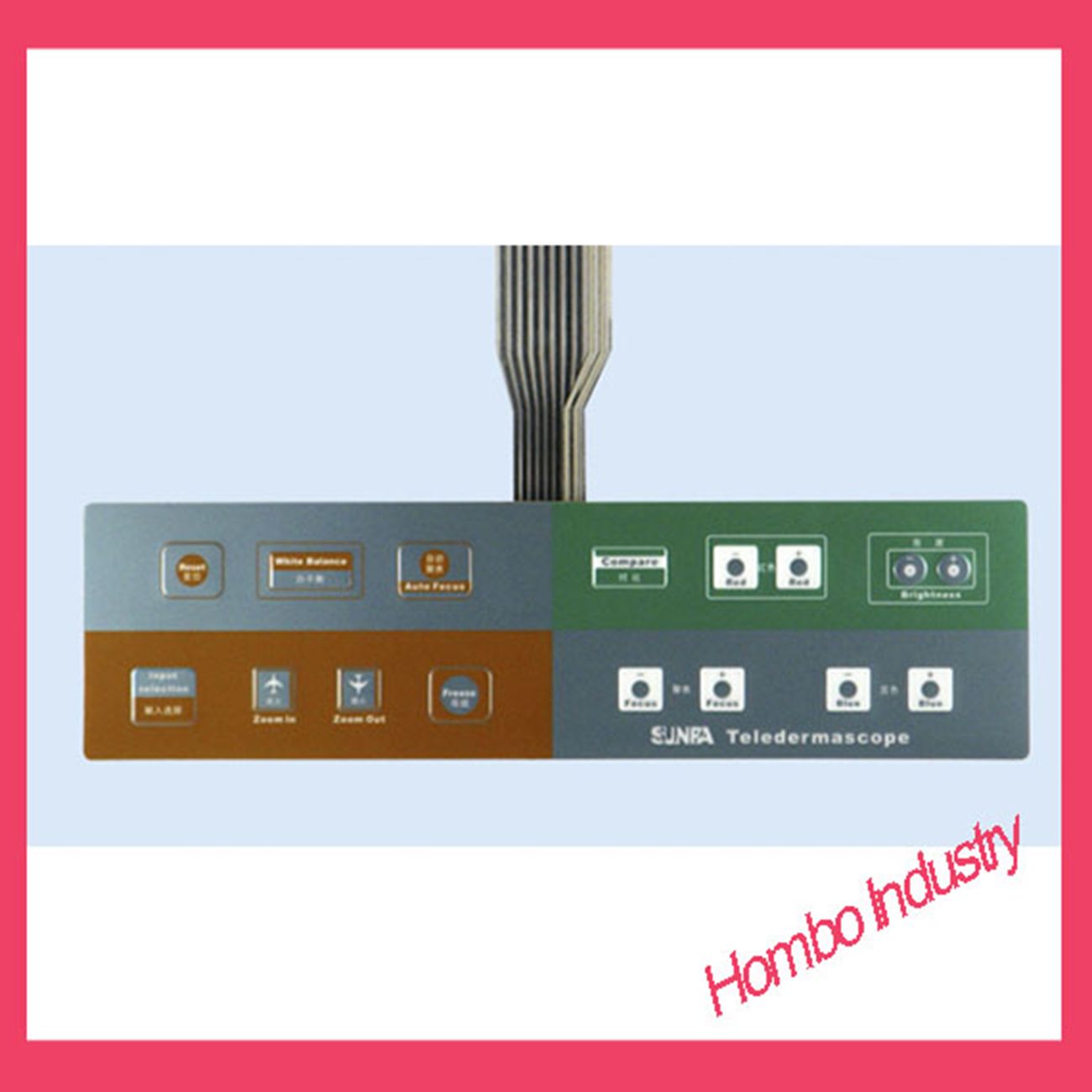 High Quality Customized Membrane Switch for Washing Machine