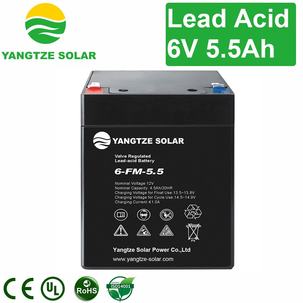 Indonesia Mf 6V 5.5ah Lead Acid Battery