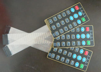 Thin Film LED Metal Dome Membrane Switch with Silk Screen Printed, SGS Approval