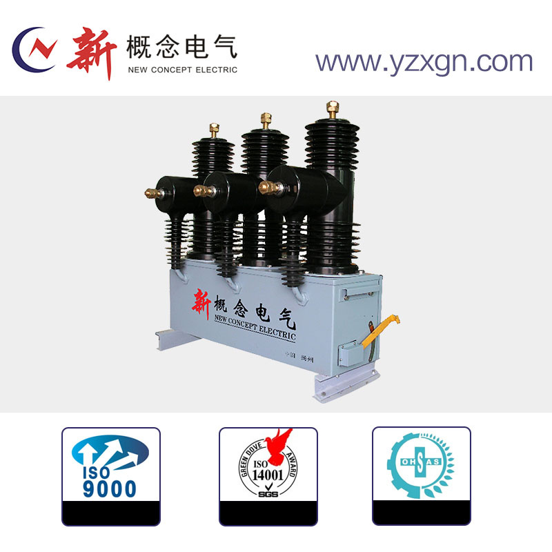 Maintenance Free Outdoor Vacuum Circuit Breaker High Voltage 24kv with Permanent Magnetic Operation Mechanism
