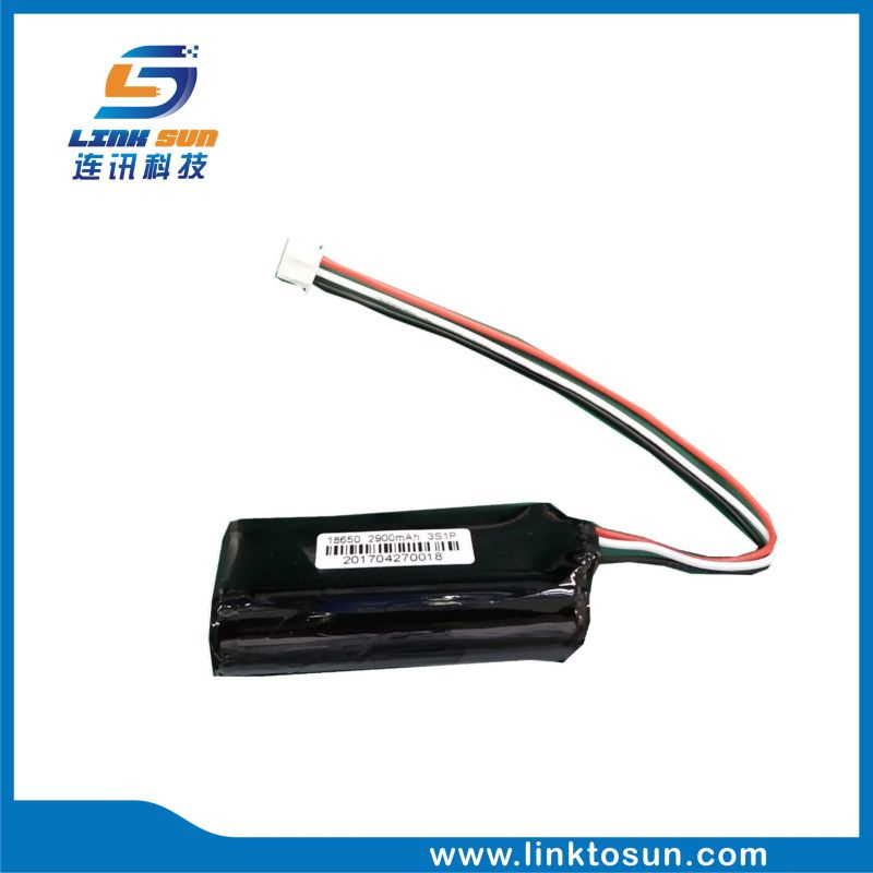3s1p 11.1V 2.9ah 18650 Battery Pack