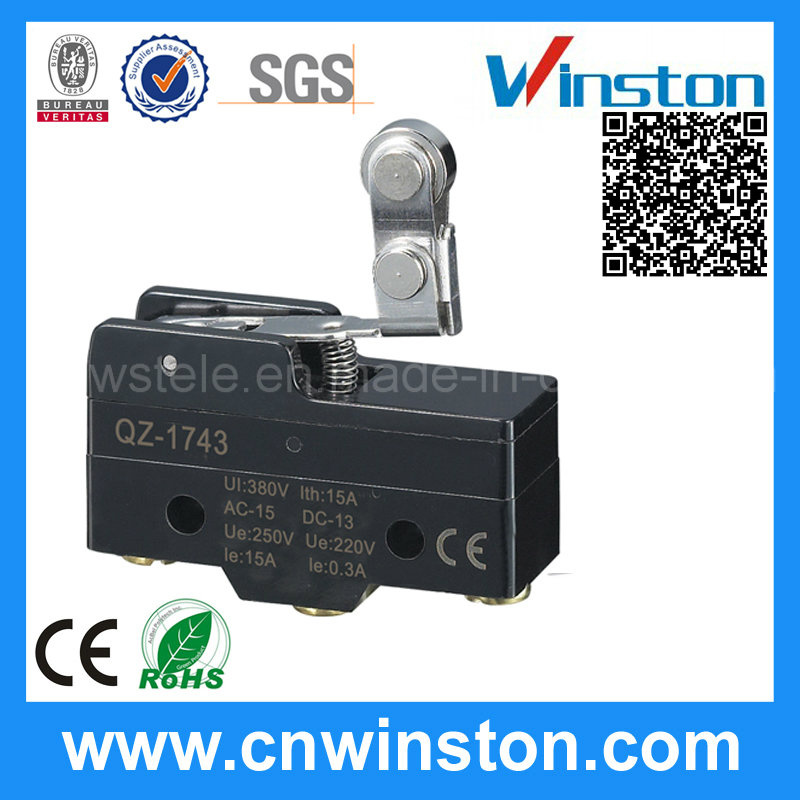One-Way Unidirectional Roller Lever Micro Limit Switch with CE