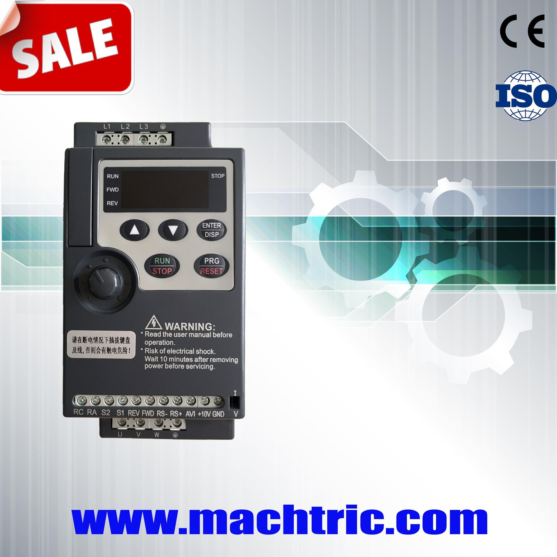 220V 0.75kw Mini Frequency Inverter AC Drive