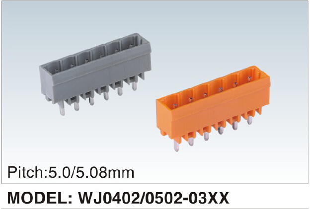 New Developing Mcs Terminal Block (WJ0402/0502-03XX-5.0/5.08mm)