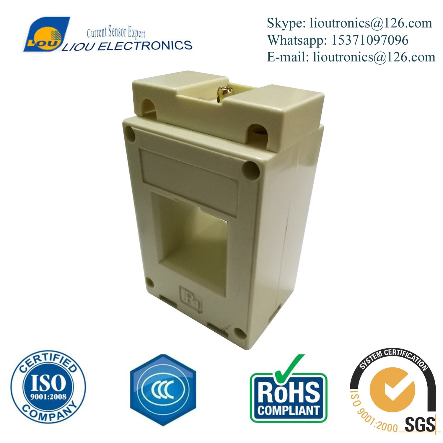 High Current Center Through Current Transformer 1A or 5A Output