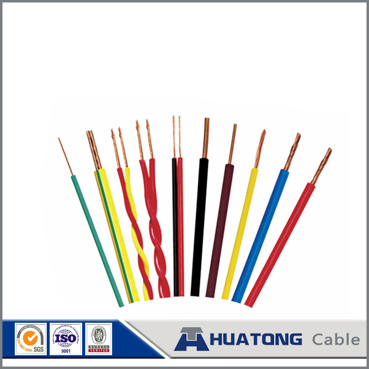 BV Wire Single Strand Copper Wire Green Yellow Earth Wire