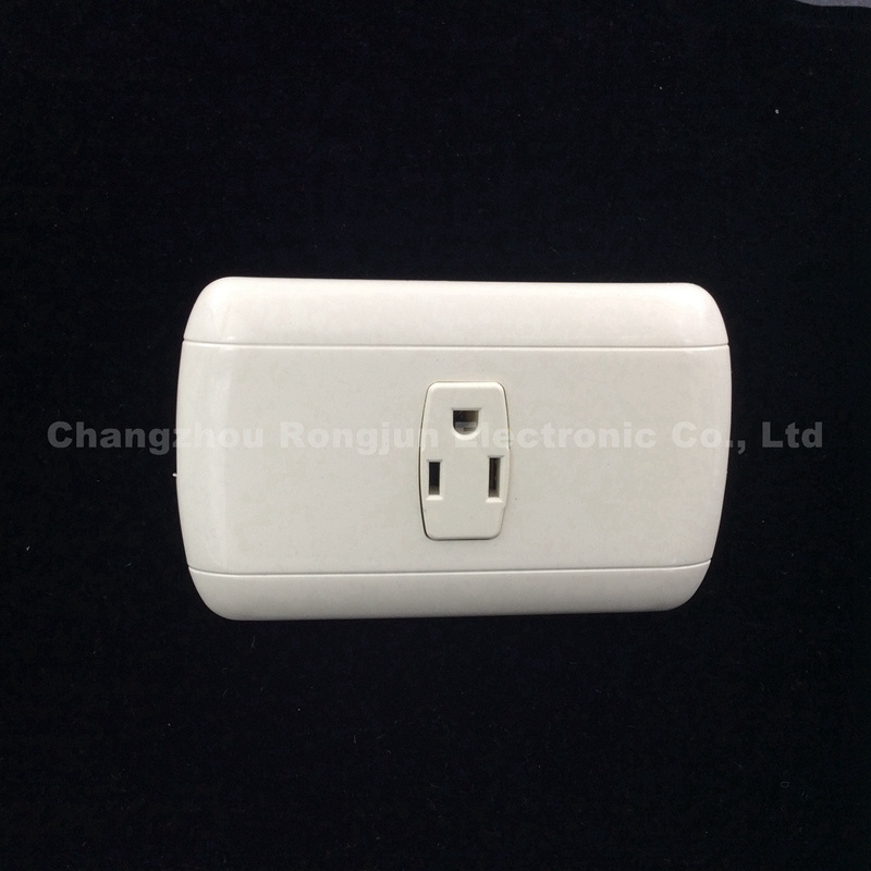 15A 125V ABS Material Us Style Wall Socket (P-001)
